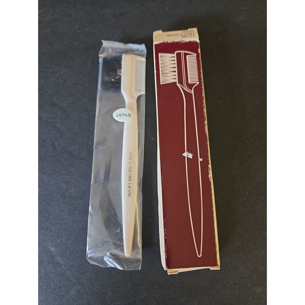 Vintage Avon Professional Brow & Lash Brush Two in One Kit  New NOS Sealed! 1981